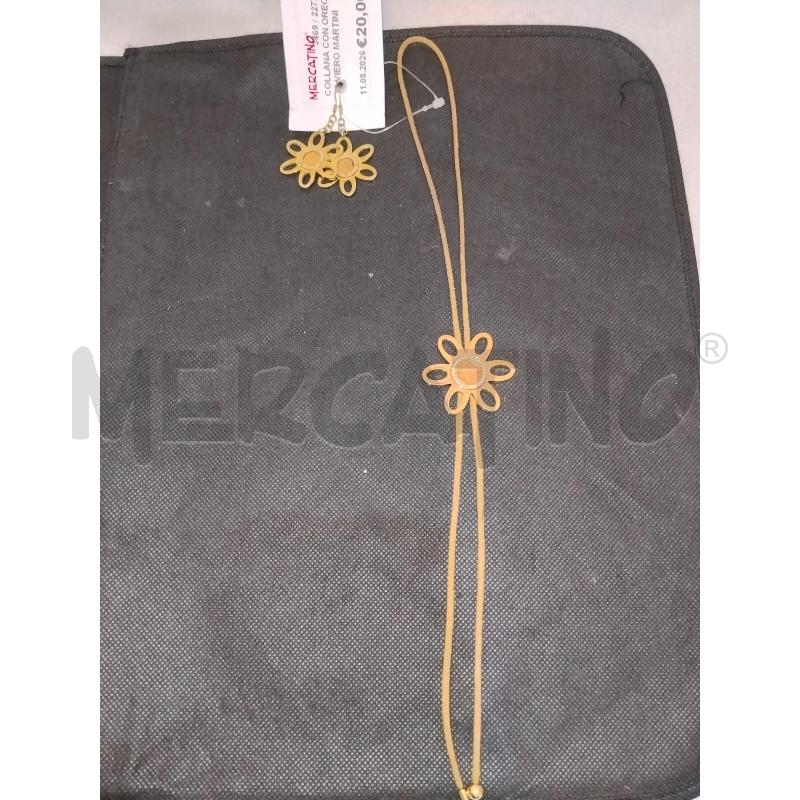 COLLANA CON ORECCHINI ALVIERO MARTINI | Mercatino dell'Usato Catania stazione centrale 1