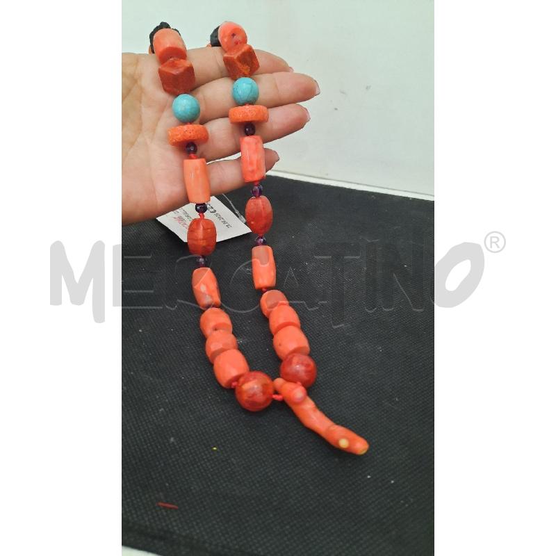 COLLANA CORALLO BAMBU' | Mercatino dell'Usato Catania stazione centrale 2