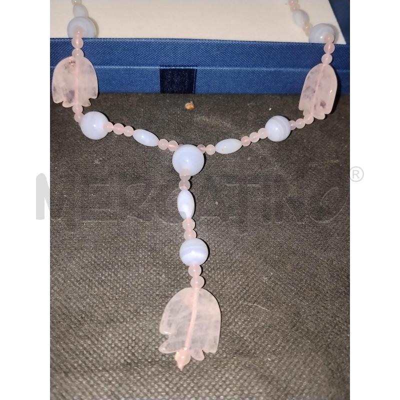 COLLANA QUARZO ROSA | Mercatino dell'Usato Catania stazione centrale 3