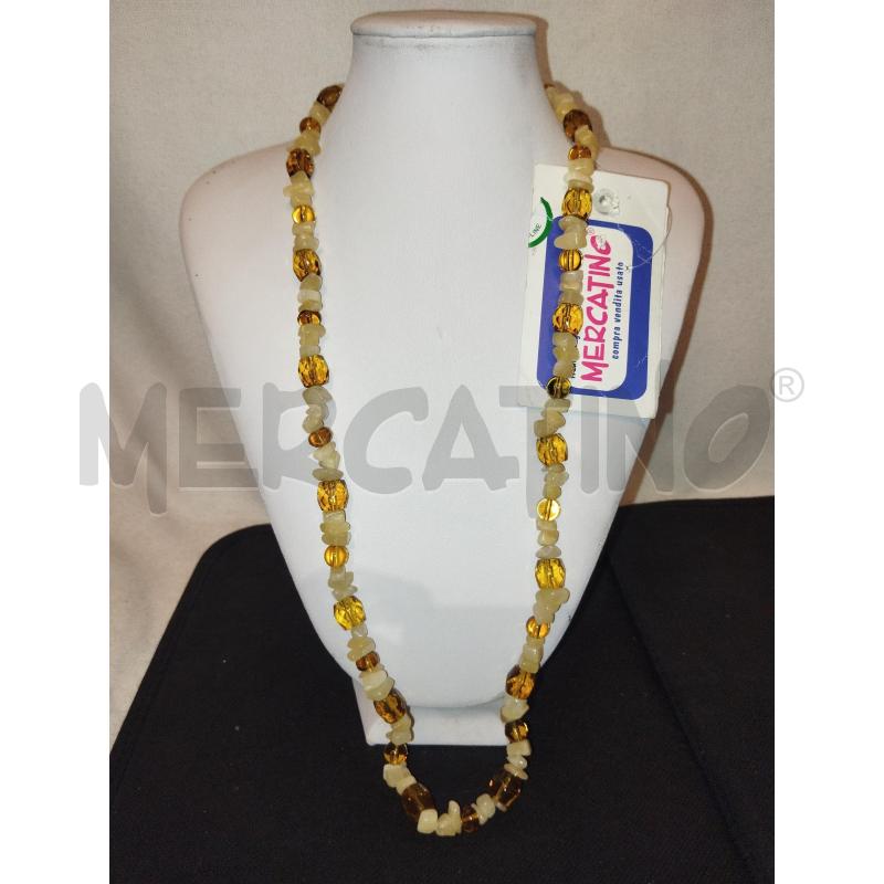 COLLANA  BEIGE E DORATA  | Mercatino dell'Usato Catania stazione centrale 2