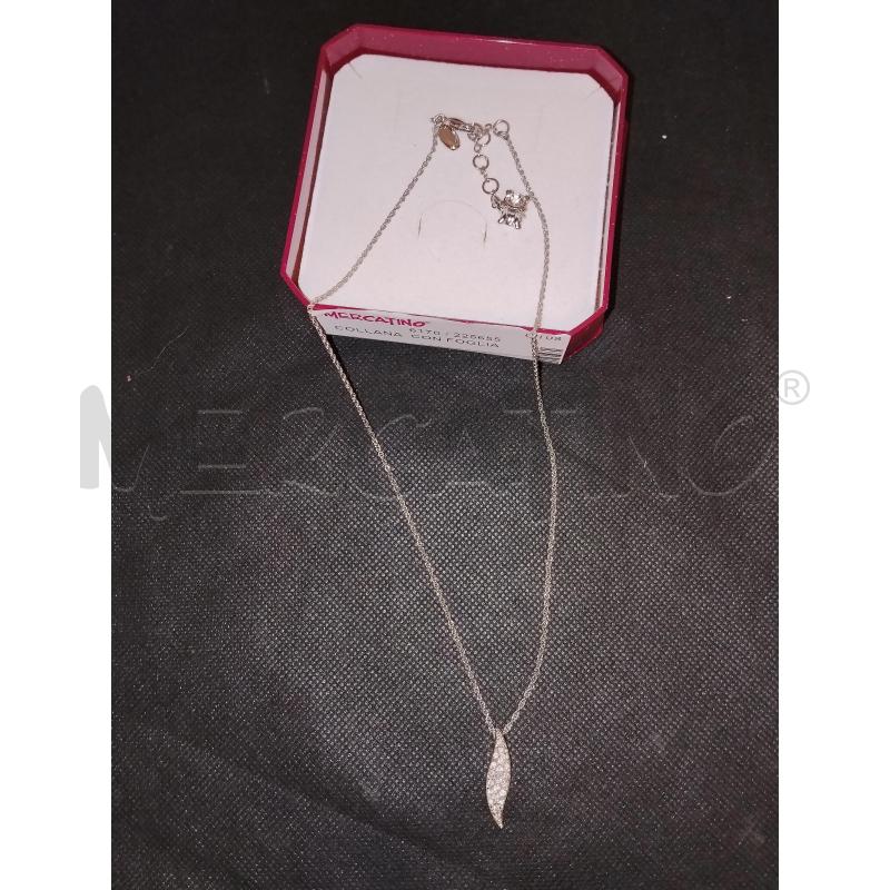 COLLANA  CON FOGLIA | Mercatino dell'Usato Catania stazione centrale 3
