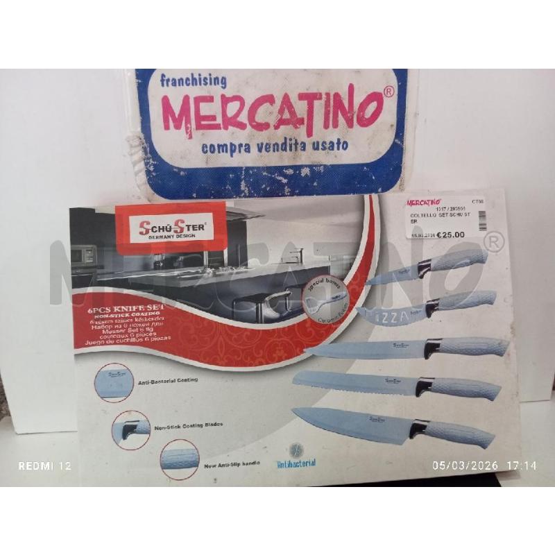 COLTELLO  SET SCHU STER | Mercatino dell'Usato Catania stazione centrale 1