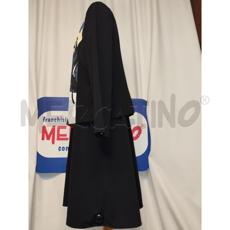 COMPLETO DONNAV VESTITO E GIACCA  LIZALU' NERO  A FANTASIA  | Mercatino dell'Usato Catania stazione centrale 2