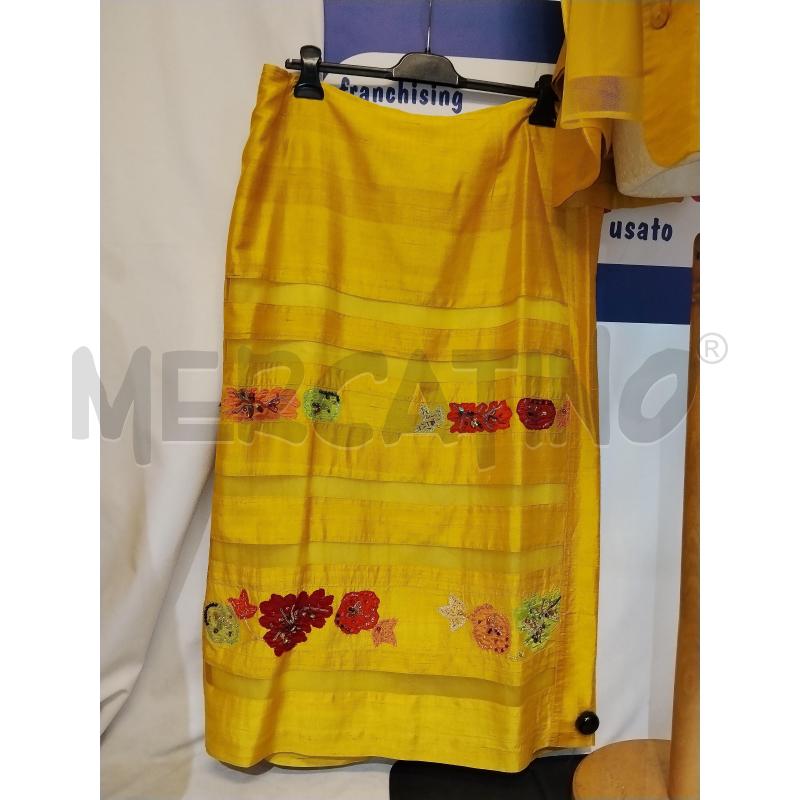 COMPLETO DONNA DONNA ENRICA  3 PZ GIALLO  | Mercatino dell'Usato Catania stazione centrale 4