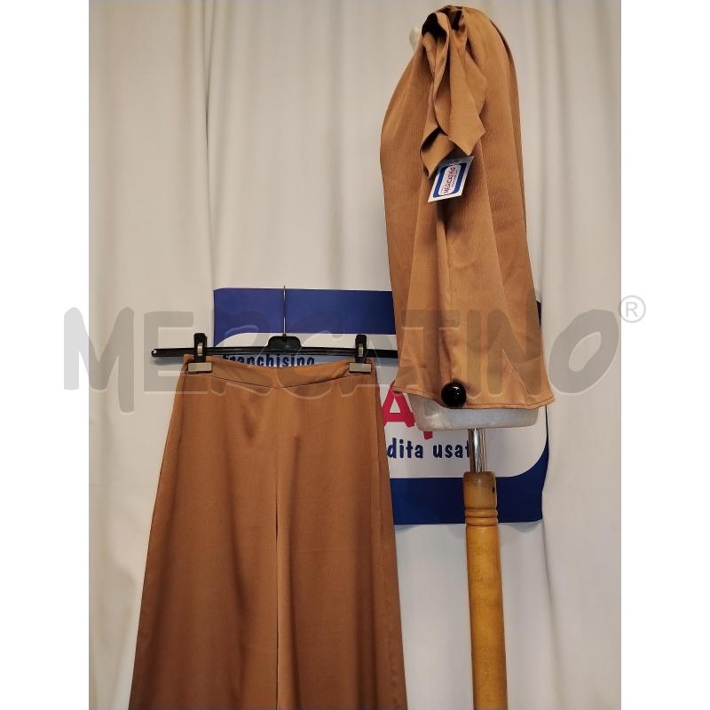 COMPLETO DONNA EMMA MARELLA CASACCA E PANTALONE BRONZO | Mercatino dell'Usato Catania stazione centrale 2