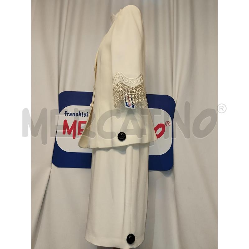 COMPLETO DONNA GIACCA E GONNA PIERRE CARDIN PANNA | Mercatino dell'Usato Catania stazione centrale 2
