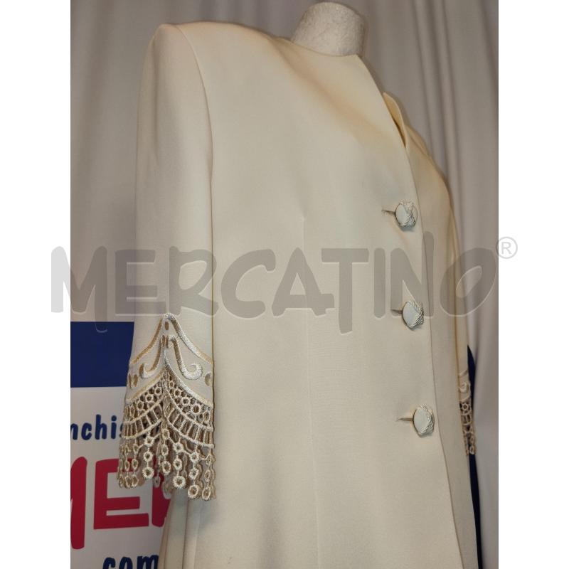 COMPLETO DONNA GIACCA E GONNA PIERRE CARDIN PANNA | Mercatino dell'Usato Catania stazione centrale 4