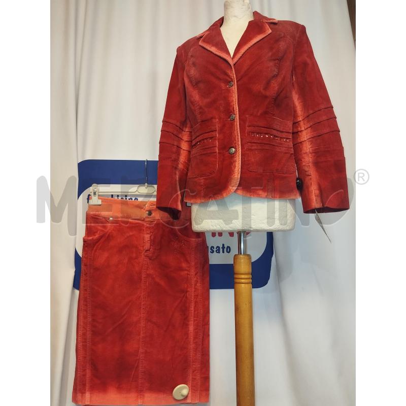 COMPLETO DONNA GONNA E GIACCA ROSA SFUMATO  | Mercatino dell'Usato Catania stazione centrale 1