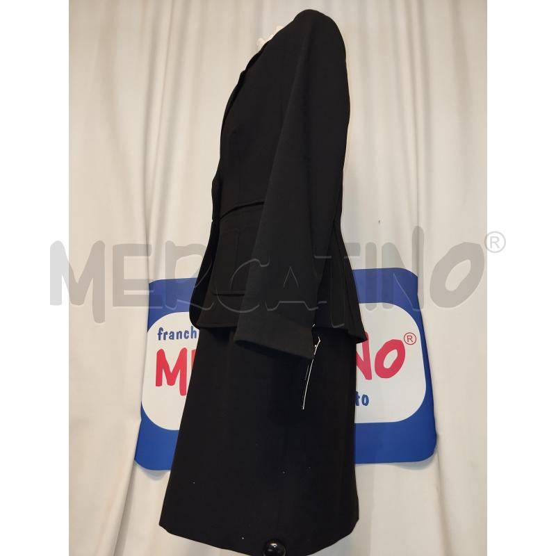 COMPLETO DONNA LUISA SPAGNOLI VESTITO E GIACCA NERO | Mercatino dell'Usato Catania stazione centrale 2