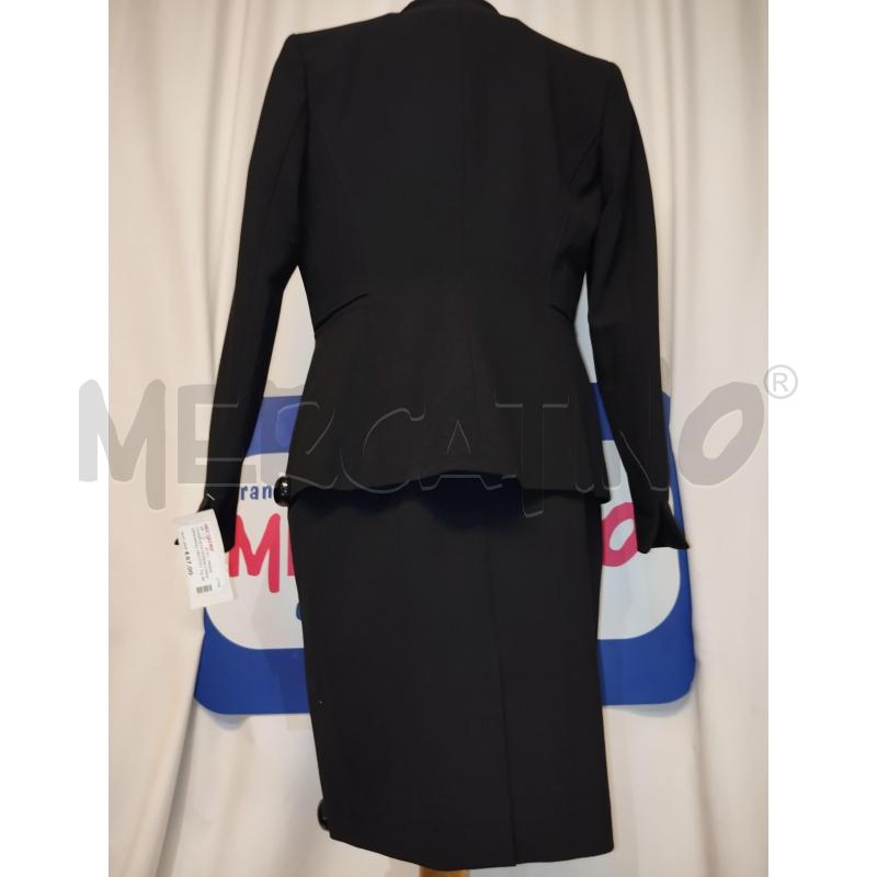 COMPLETO DONNA LUISA SPAGNOLI VESTITO E GIACCA NERO | Mercatino dell'Usato Catania stazione centrale 3