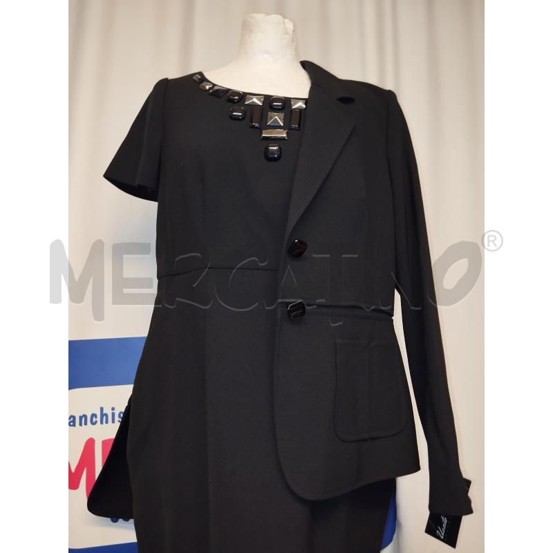 COMPLETO DONNA LUISA SPAGNOLI VESTITO E GIACCA NERO | Mercatino dell'Usato Catania stazione centrale 4