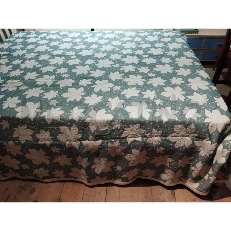 COPERTA MATRIMONIALE MAREA VERDE A FANTASIA | Mercatino dell'Usato Catania stazione centrale 3