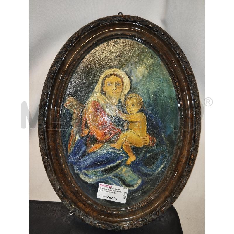 CORNICE MADONNA PITTURA SU LEGNO UMBERTO CATANIA | Mercatino dell'Usato Catania stazione centrale 1