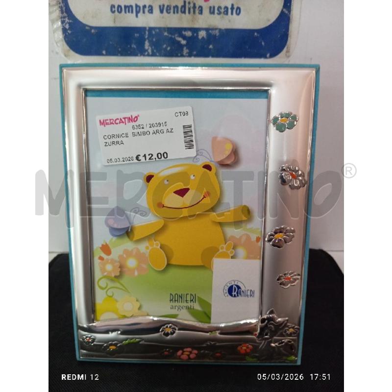 CORNICE  BIMBO ARG AZZURRA  | Mercatino dell'Usato Catania stazione centrale 1