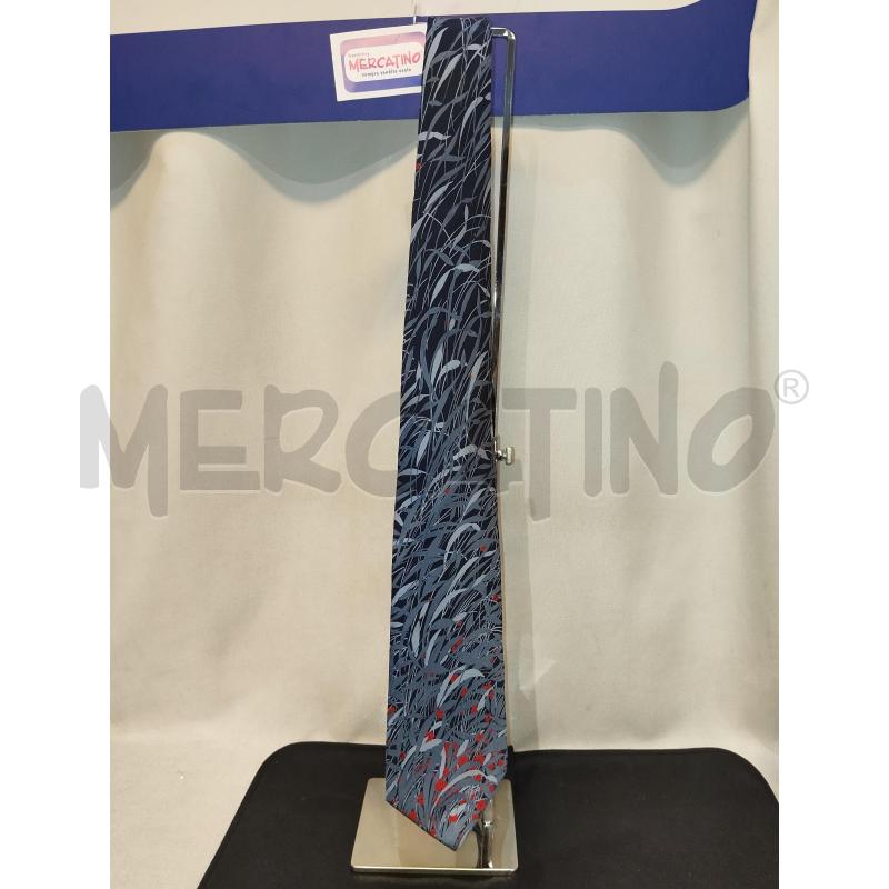 CRAVATTA PIERRE BALMAIN BLU A FANTASIA  | Mercatino dell'Usato Catania stazione centrale 2