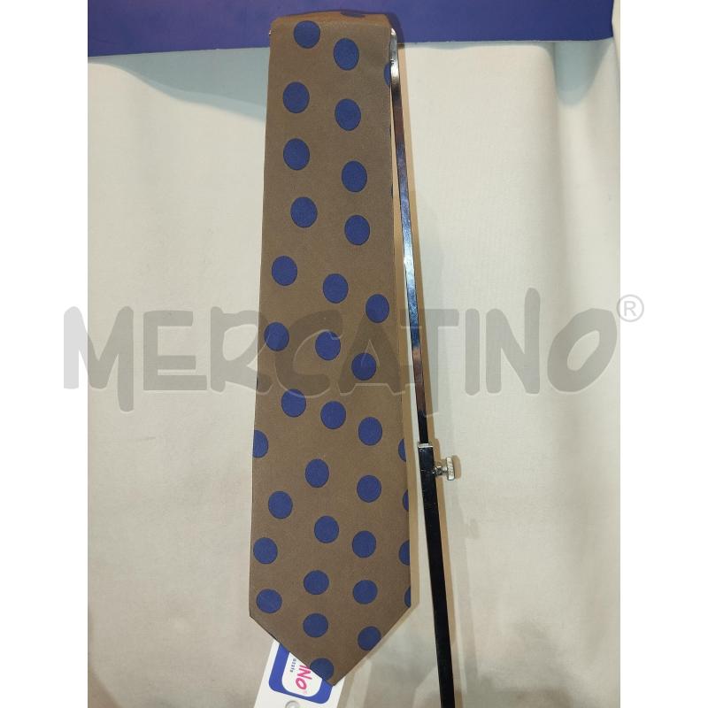 CRAVATTA VALENTINO FANGO A POIS BLU  | Mercatino dell'Usato Catania stazione centrale 1