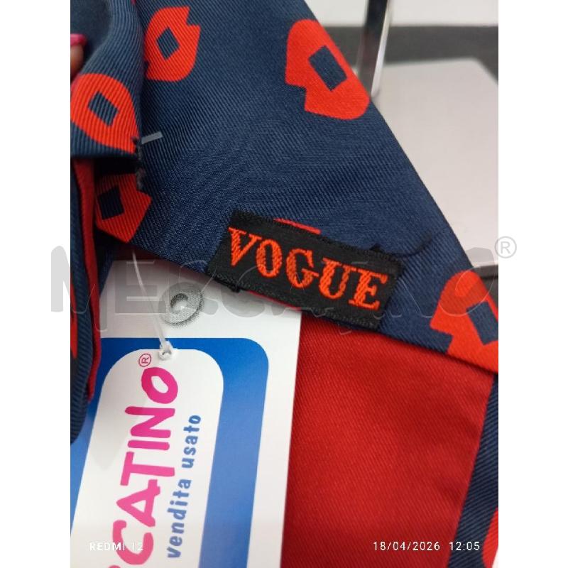 CRAVATTA VOGUE BLU A FANTASIA | Mercatino dell'Usato Catania stazione centrale 3