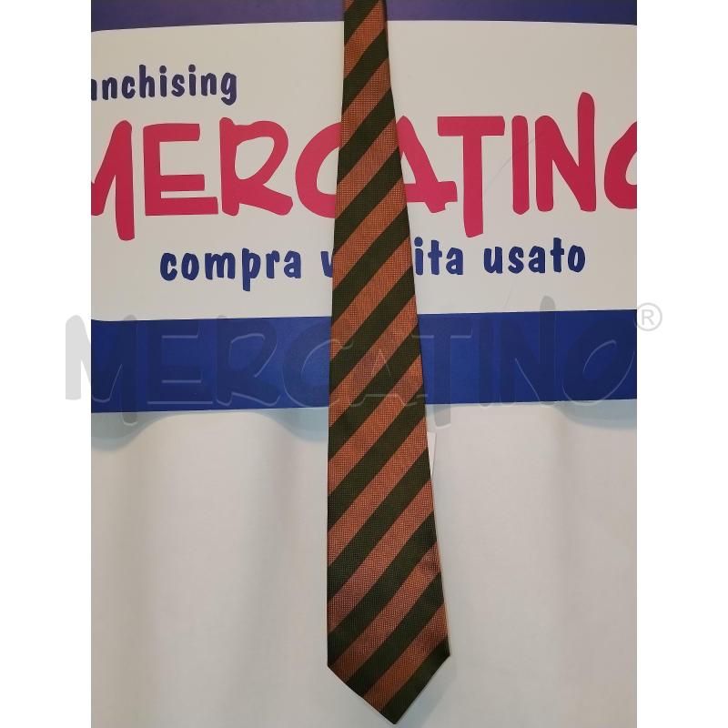 CRAVATTA  TRUSSARDI VERDE A ROMBI | Mercatino dell'Usato Catania stazione centrale 1