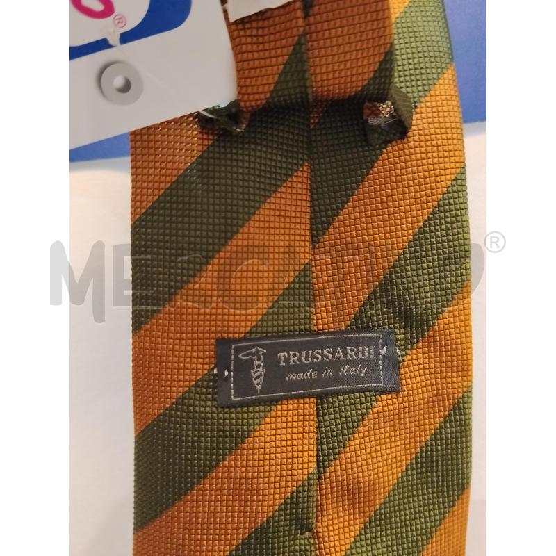 CRAVATTA  TRUSSARDI VERDE A ROMBI | Mercatino dell'Usato Catania stazione centrale 3