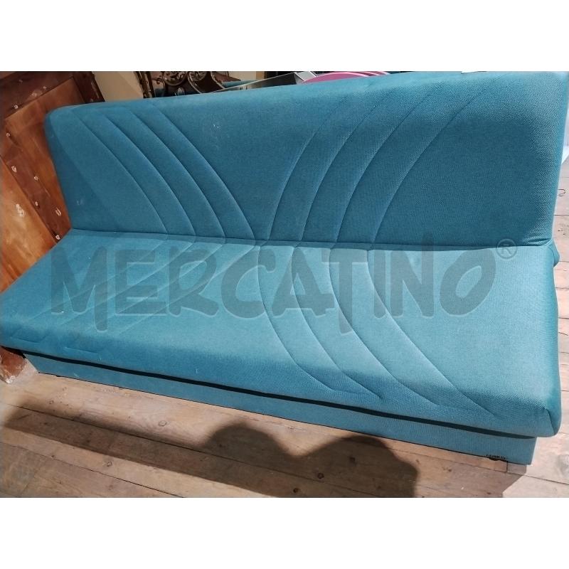 DIVANO LETTO AZZURRO | Mercatino dell'Usato Catania stazione centrale 1