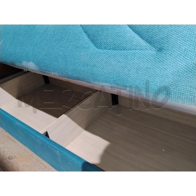 DIVANO LETTO AZZURRO | Mercatino dell'Usato Catania stazione centrale 3