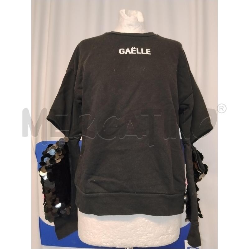 FELPA DONNA  GAELLE PARIS NERA  | Mercatino dell'Usato Catania stazione centrale 1