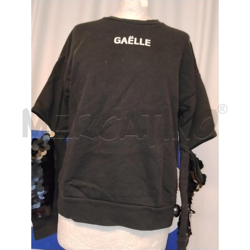 FELPA DONNA  GAELLE PARIS NERA  | Mercatino dell'Usato Catania stazione centrale 5