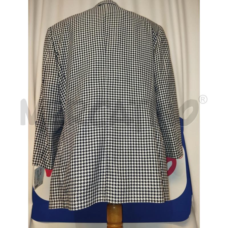 GIACCA DONNA ALBA FORNARI BLU A QUADRI | Mercatino dell'Usato Catania stazione centrale 3