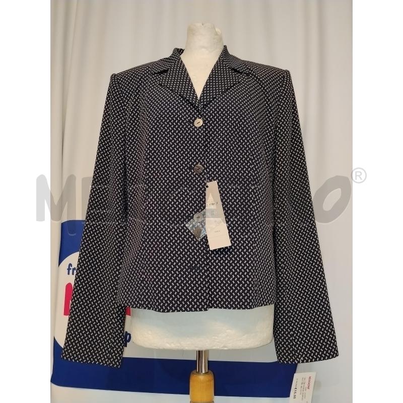 GIACCA DONNA GIORGIO KANTEN  BLU A FANTASIA BEIGE  | Mercatino dell'Usato Catania stazione centrale 1