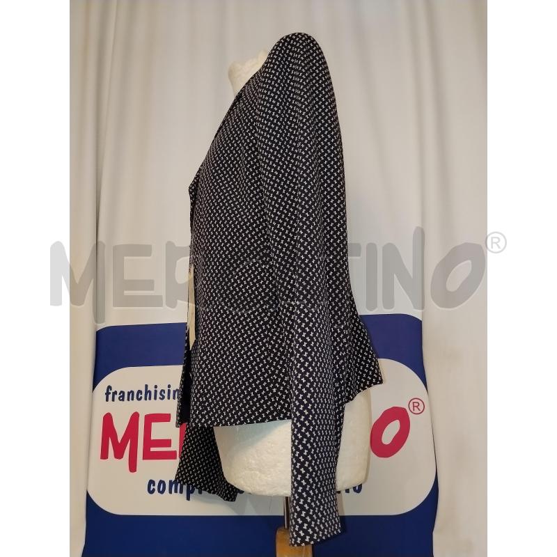 GIACCA DONNA GIORGIO KANTEN  BLU A FANTASIA BEIGE  | Mercatino dell'Usato Catania stazione centrale 2