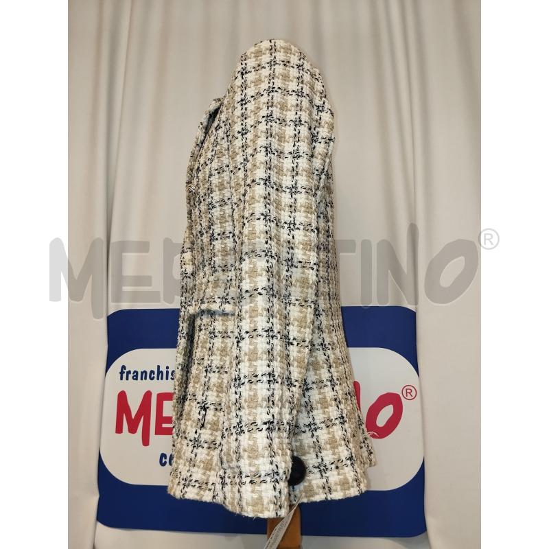 GIACCA DONNA QUADRETTATO BEIGE BIANCO NERO | Mercatino dell'Usato Catania stazione centrale 2