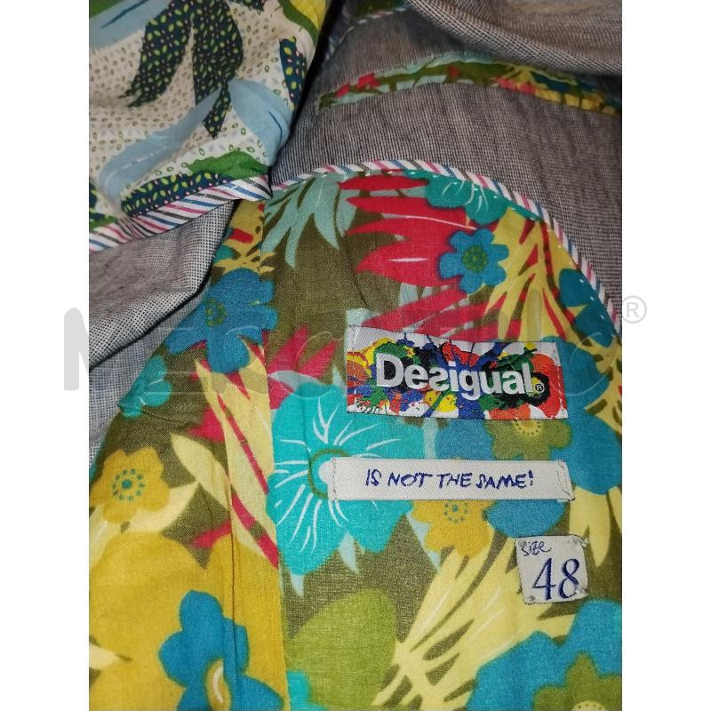 GIACCA UOMO  DESIGUAL GRIGIO CHIARO | Mercatino dell'Usato Catania stazione centrale 4