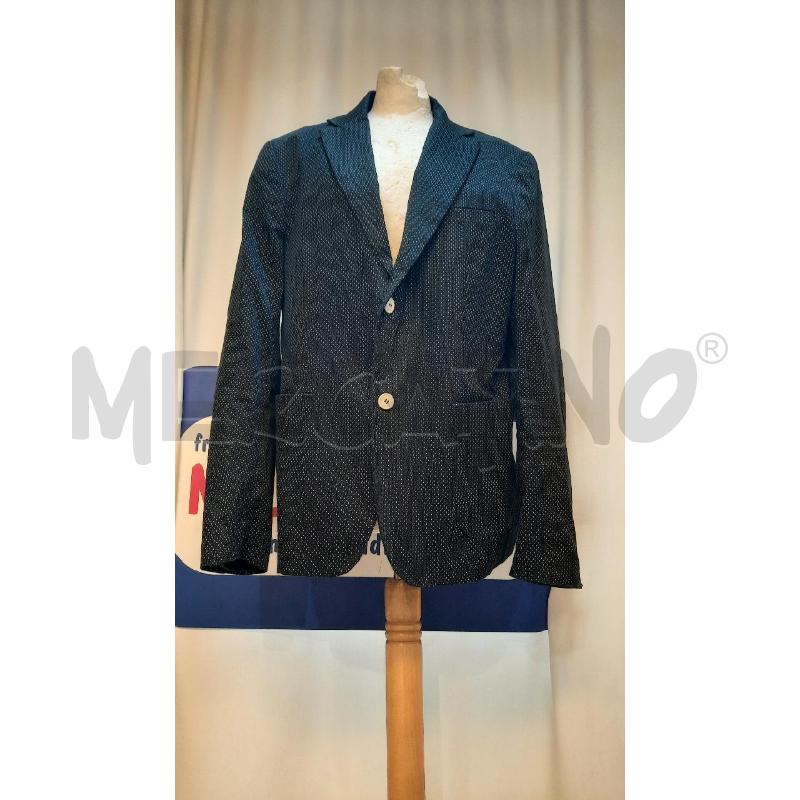 GIACCA UOMO  MYR BLU A POIS BIANCO  | Mercatino dell'Usato Catania stazione centrale 1