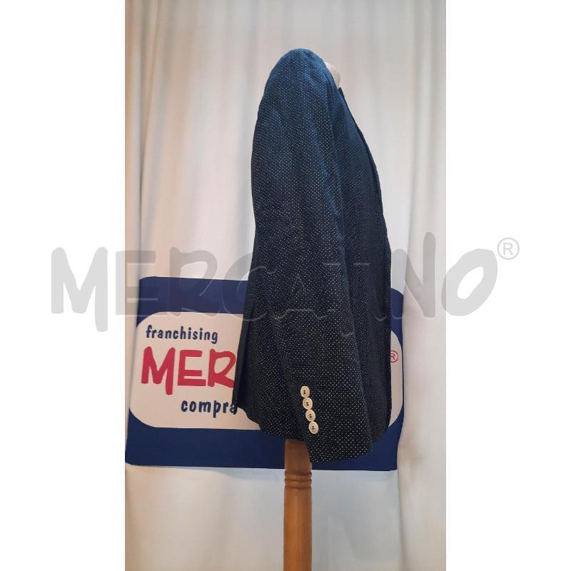 GIACCA UOMO  MYR BLU A POIS BIANCO  | Mercatino dell'Usato Catania stazione centrale 2