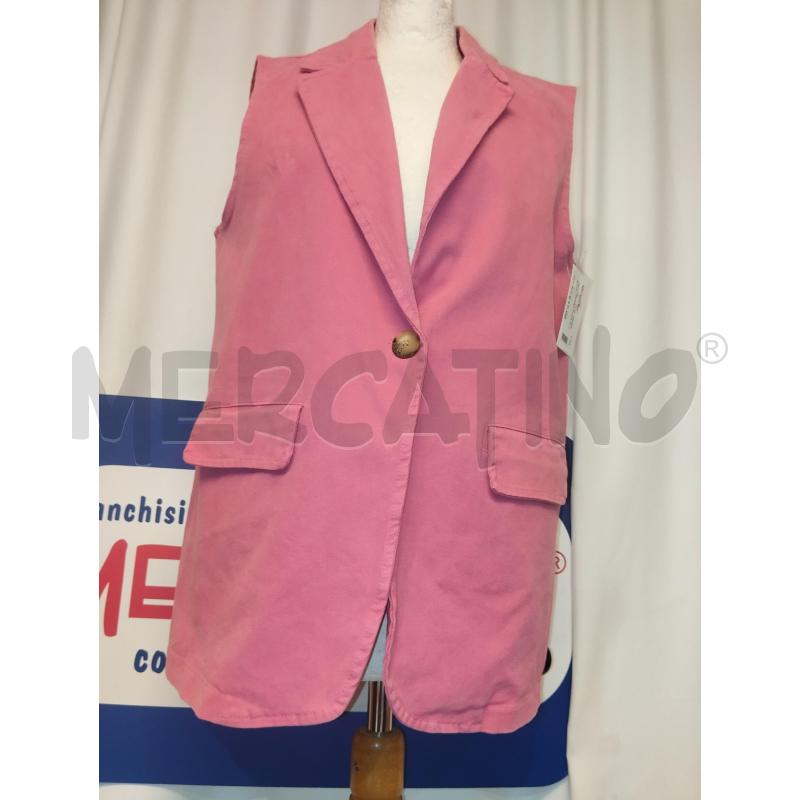 GILET DONNA ROSA IN JEANS  | Mercatino dell'Usato Catania stazione centrale 1