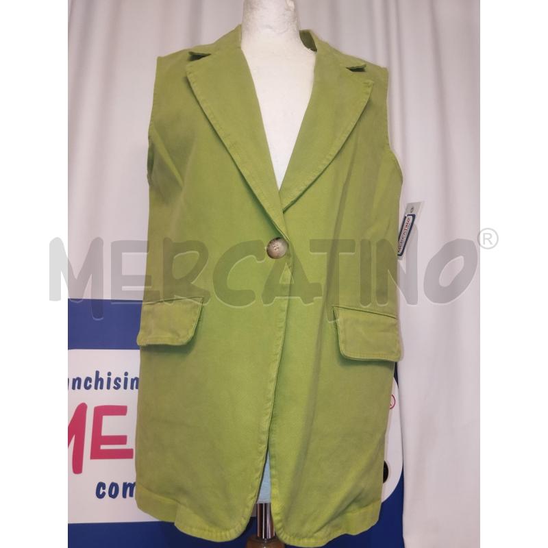 GILET DONNA VERDE IN JEANS  | Mercatino dell'Usato Catania stazione centrale 1