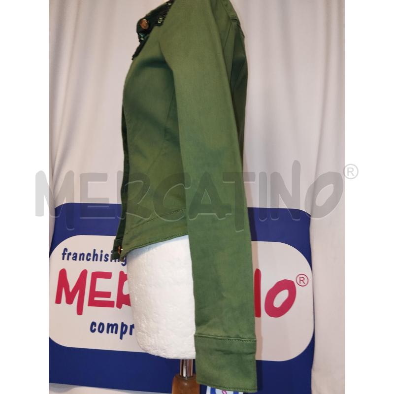 GIUBBINO DONNA IN JEANS VERDE GAUDI  | Mercatino dell'Usato Catania stazione centrale 2