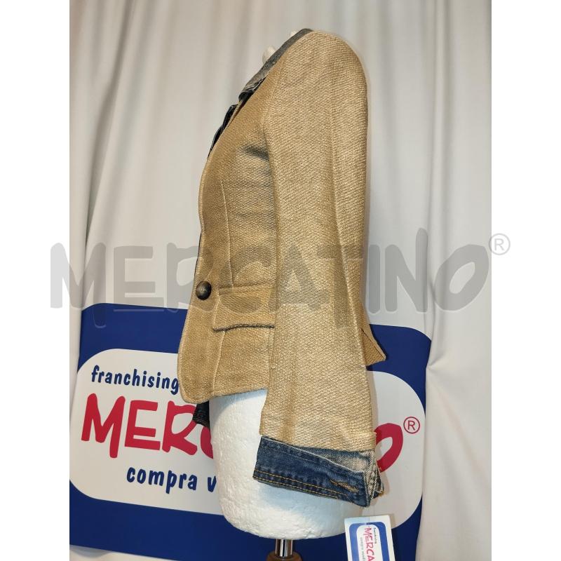 GIUBBOTTO DONNA JEANS E RAFIA  | Mercatino dell'Usato Catania stazione centrale 2