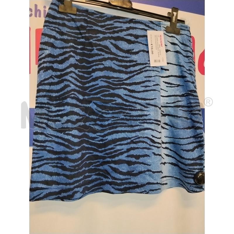 GONNA MOSCHINO JEANS  BLU A FANTASIA  | Mercatino dell'Usato Catania stazione centrale 3