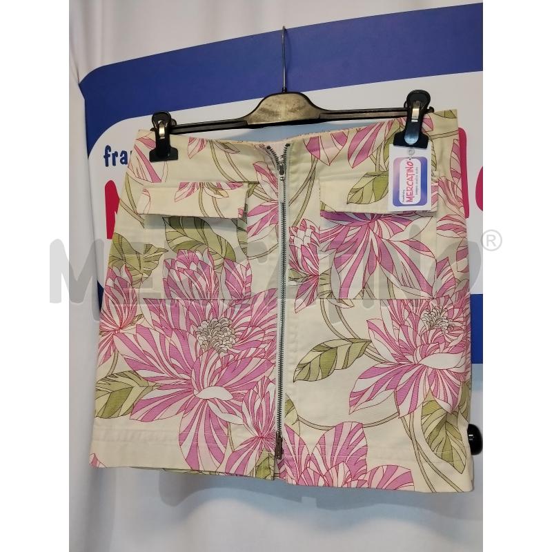 GONNA TOMMY HILFIGER  BEIGE A FIORI ROSA | Mercatino dell'Usato Catania stazione centrale 3