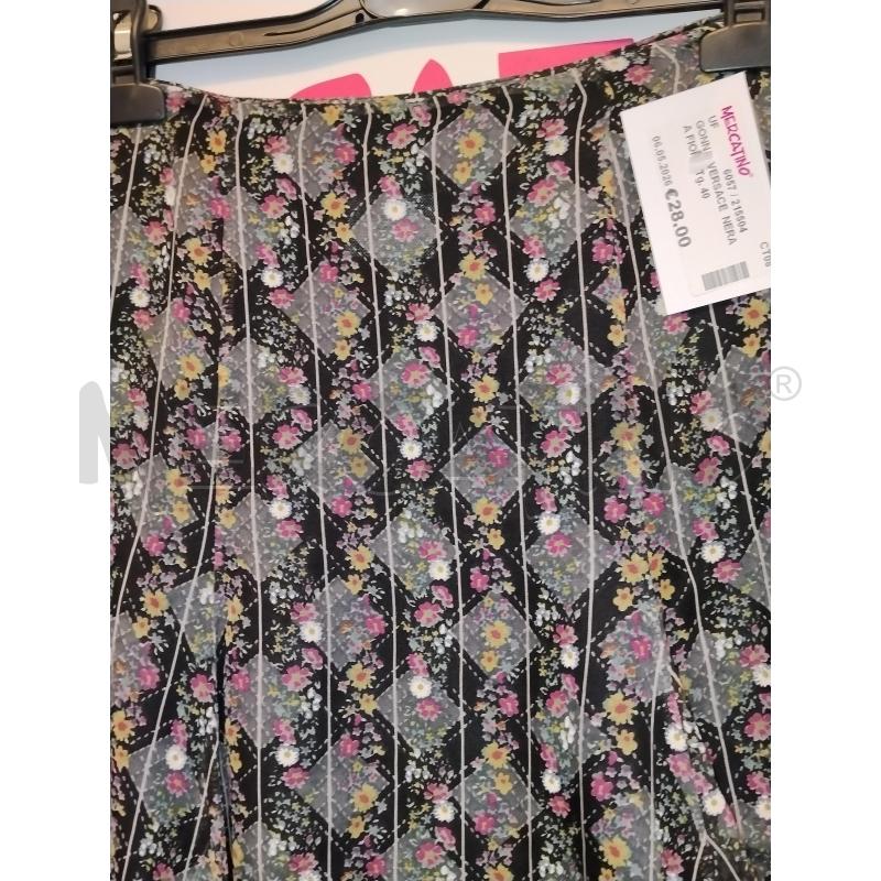 GONNA  VERSACE  NERA A FIORI  | Mercatino dell'Usato Catania stazione centrale 3