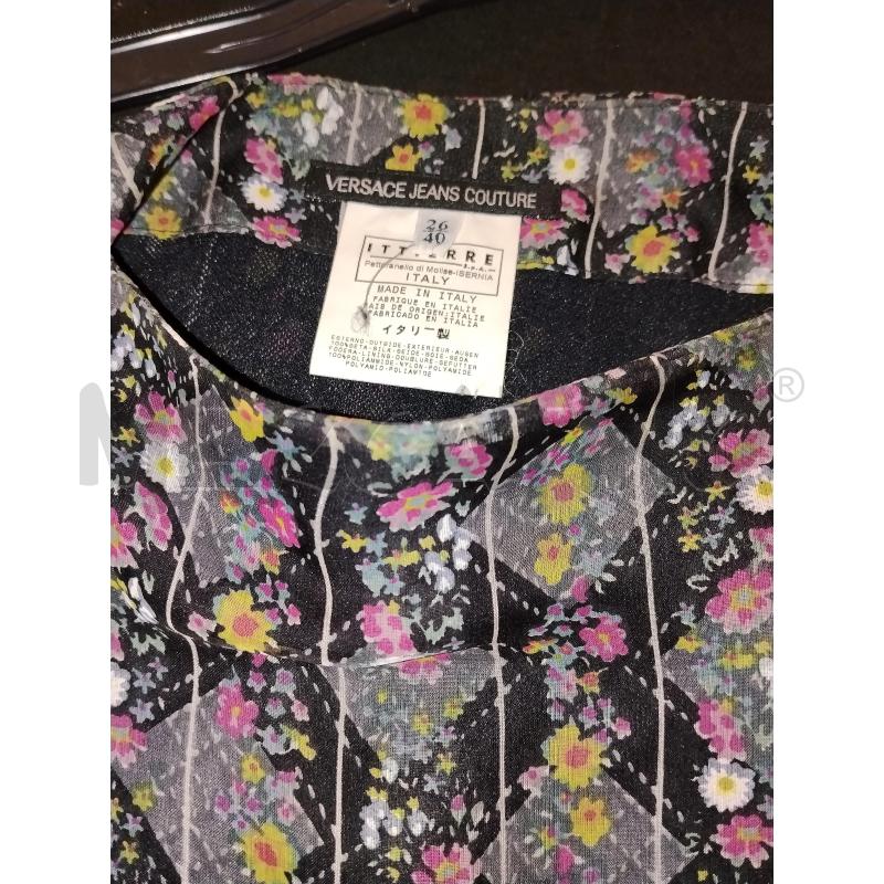 GONNA  VERSACE  NERA A FIORI  | Mercatino dell'Usato Catania stazione centrale 4