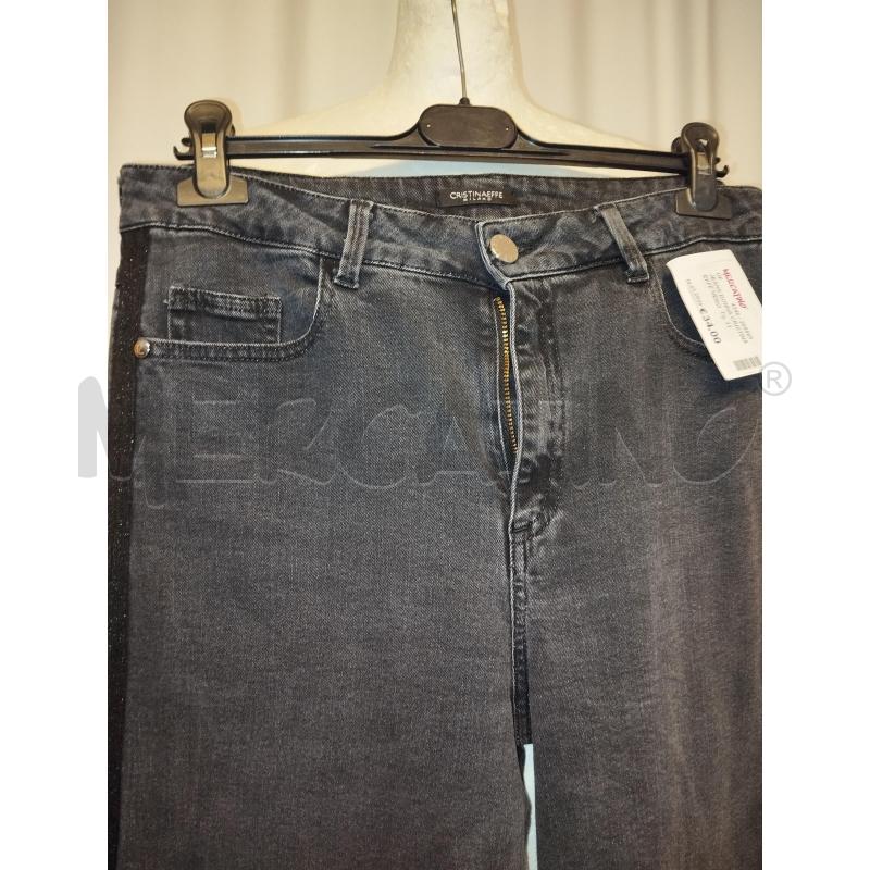 JEANS DONNA CRISTINA EFFE NERO | Mercatino dell'Usato Catania stazione centrale 2