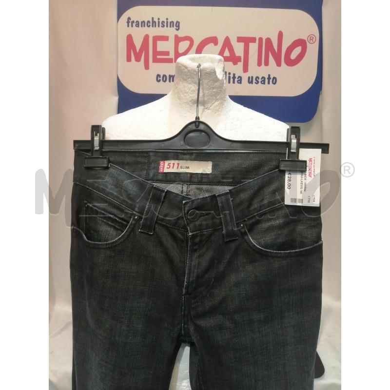 JEANS DONNA LKEVIS NERI  | Mercatino dell'Usato Catania stazione centrale 3