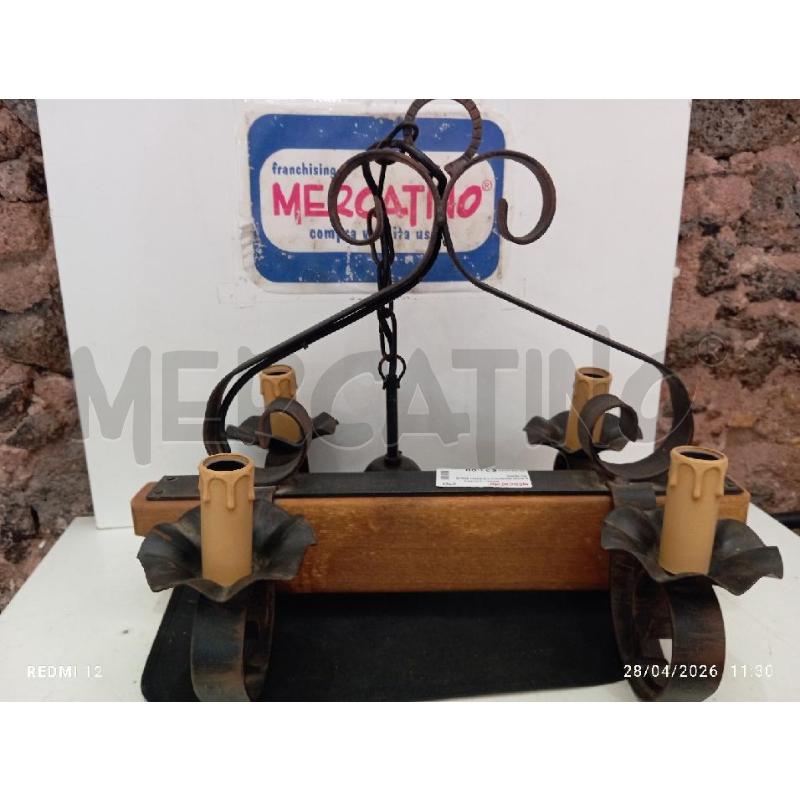 LAMPADARIO FERRO BILANCIERE  | Mercatino dell'Usato Catania stazione centrale 1