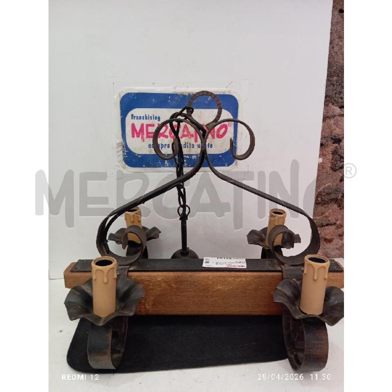 LAMPADARIO FERRO BILANCIERE  | Mercatino dell'Usato Catania stazione centrale 2