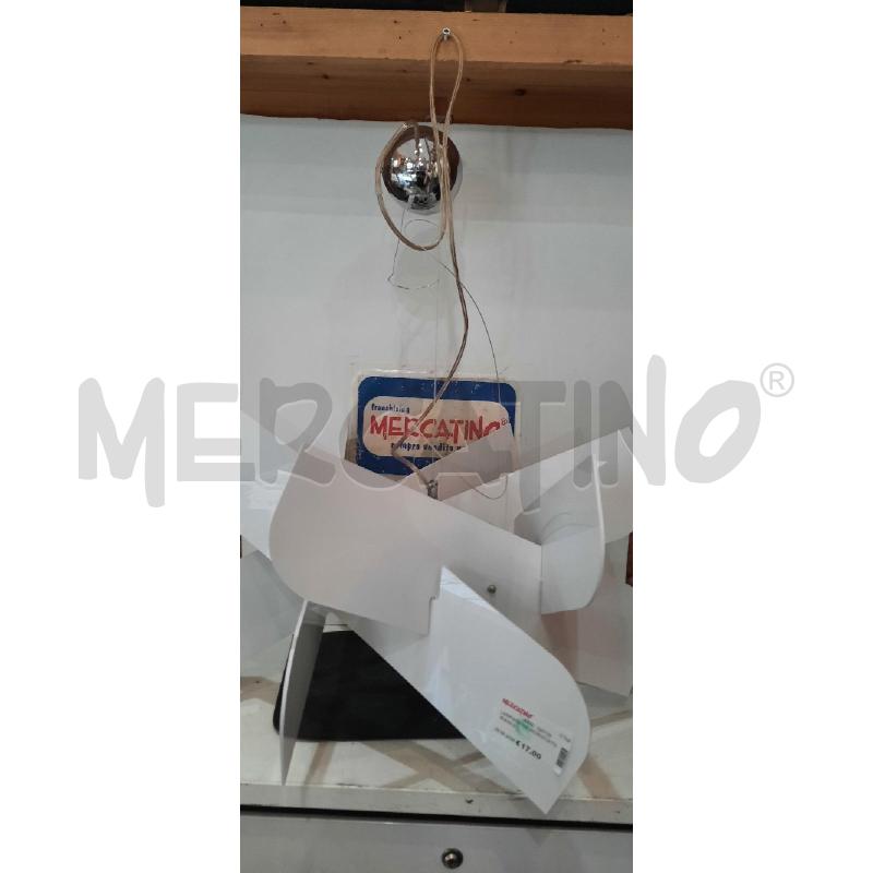 LAMPADARIO INCROCIATO BIANCO | Mercatino dell'Usato Catania stazione centrale 1