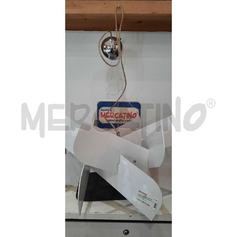 LAMPADARIO INCROCIATO BIANCO | Mercatino dell'Usato Catania stazione centrale 3