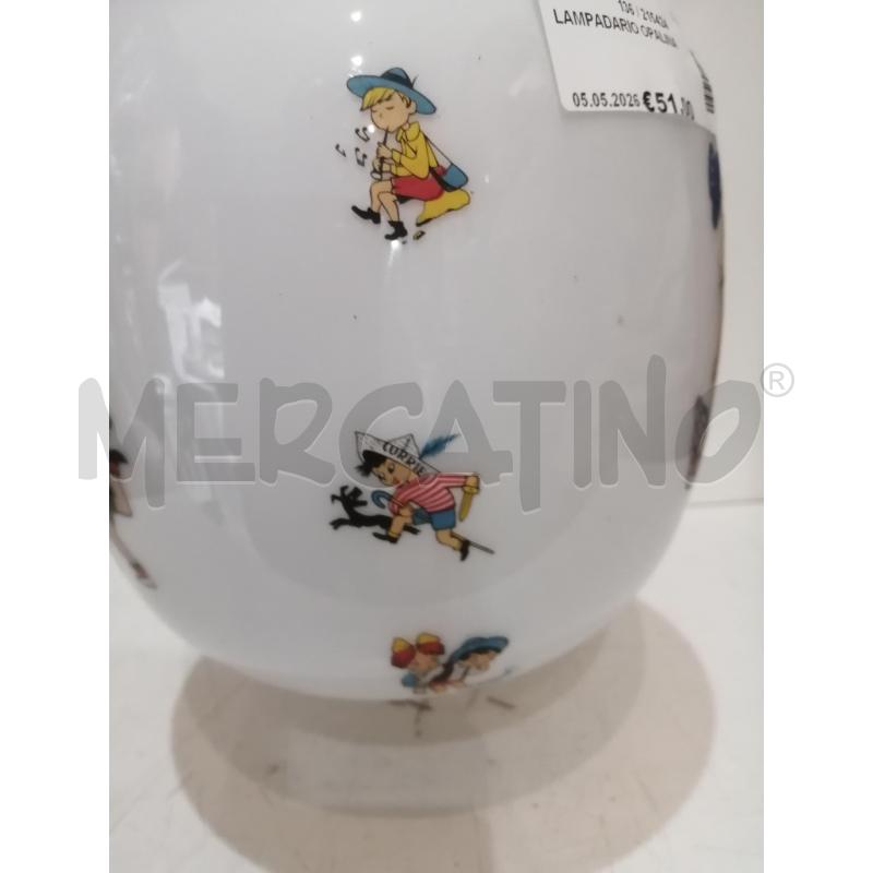 LAMPADARIO OPALINA  | Mercatino dell'Usato Catania stazione centrale 5