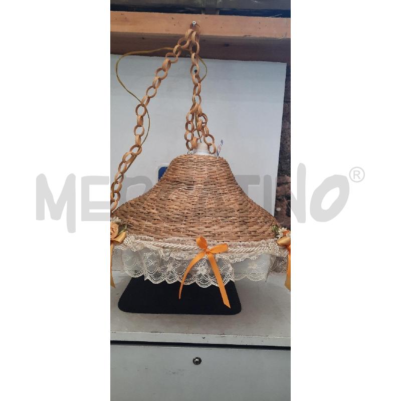 LAMPADARIO RAFIA  | Mercatino dell'Usato Catania stazione centrale 1